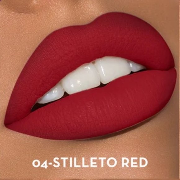 ⭐4/$15 Italia Deluxe Mousse Matte Lipstick Stiletto Red - Picture 2 of 8